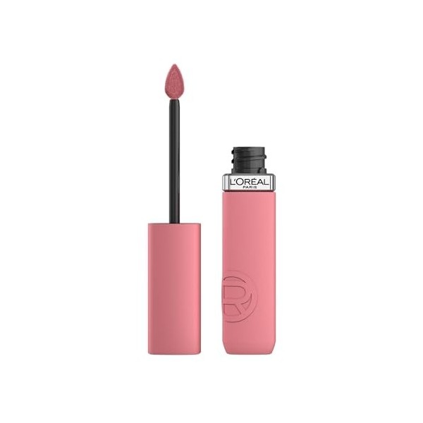 LOréal Paris - Rouge à Lèvres Liquide - Couleur Intense & Fini Mat - Longue Tenue - Sans Transfert - À LAcide Hyaluronique 