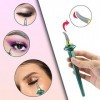 HOPRME Eyeliner en Silicone, Crème Pour les Yeux Anti-smog Imperméable, Ensemble Deyeliner Facile à Appliquer, Outil Deyeli