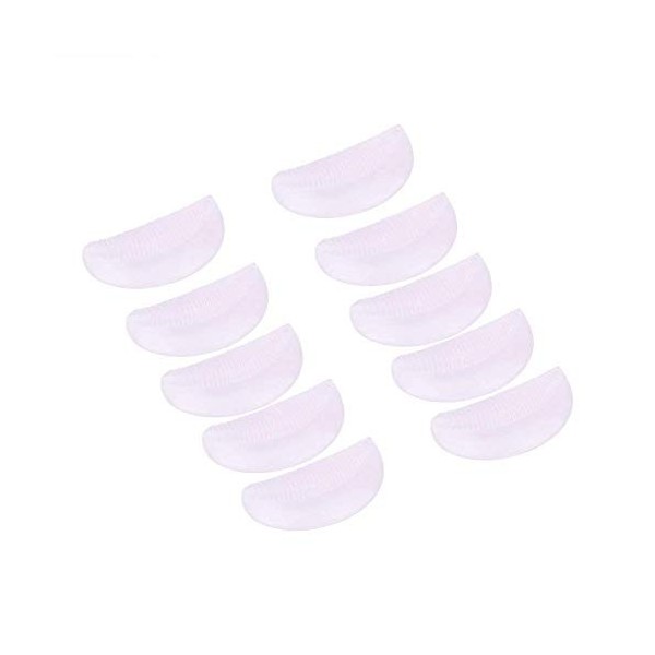 5 Paires de Patches Autocollants Pads pour Extensions De Cils réutilisables en Silicone permanente de Cils pour Maquillage