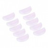 5 Paires de Patches Autocollants Pads pour Extensions De Cils réutilisables en Silicone permanente de Cils pour Maquillage