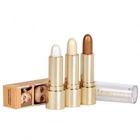 Barabum 3 couleurs Illuminator Visage Surligneur Makeup Sticks Whitening Cream Shimmer Stick Poudre Stylo à Poudre 0,36 Unité