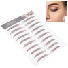 Transferts de Sourcils, Autocollant de Tatouage de Sourcils Autocollant de Transfert de Sourcils pour Femmes, Autocollants de