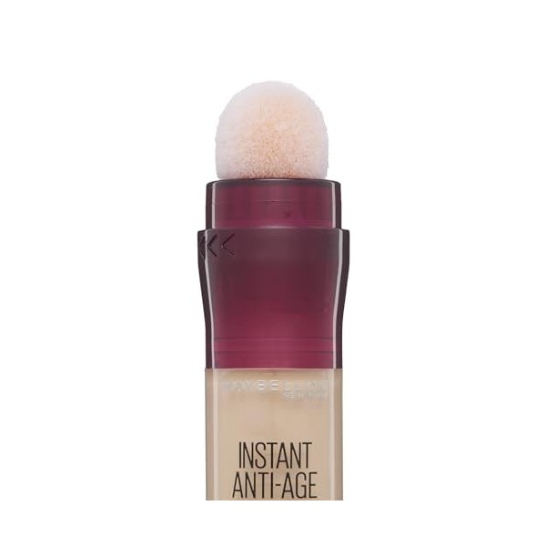 Maybelline New York Anti-Cernes Liquide Anti-Âge aux Baies de Goji et Haloxyl, Couvre les Cernes et les Petites Rides, 115 Wa