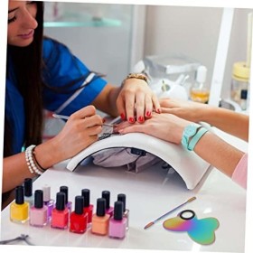 POPETPOP 1 Set Palette De Maquillage Outil dartiste pour Mélanger La Plaque De Mélange De Couleurs De Vernis Palette De Coul