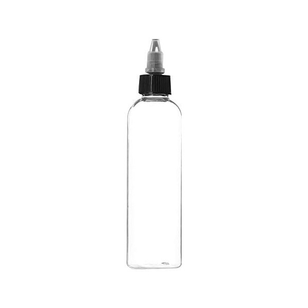 Bouteille liquide vide de 120ml, outils en plastique transparents de colorant accessoire dencre de tatouage