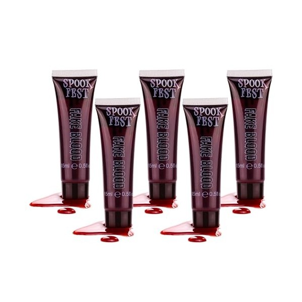 Faux sang spécial FX Pro 15 ml Maquillage dhorreur pour théâtre de vampires zombies Effets spéciaux Sang dHalloween réalist