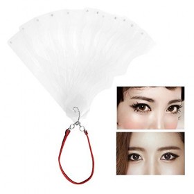 12pcs pochoir de toilettage microblading de sourcil, règle de mesure de sourcil dessinant le gabarit shaper modèles de sourci