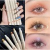 5pcs Glitter Eyeshadow Stick Eye Makeup, 2 in 1 Glitter Eyeshadow Stick, Long Lasting Shimmer Sparkling Eye Shadow Pen, Shimm