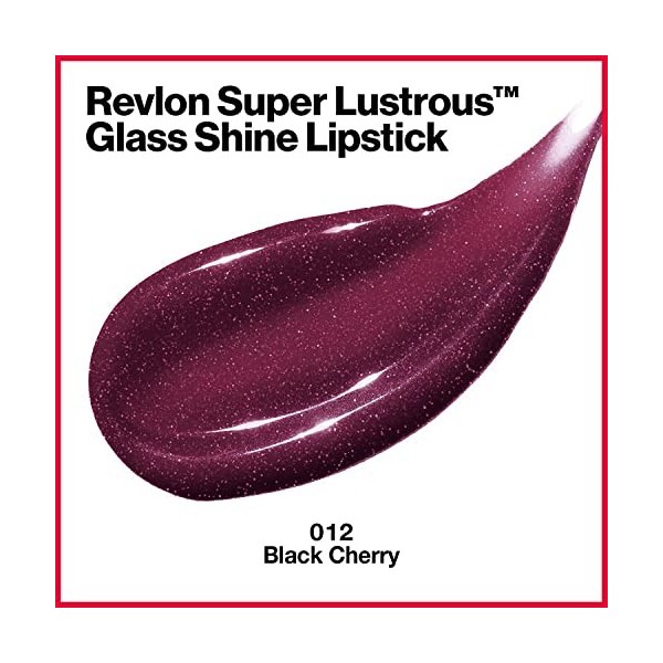 Revlon, Super Lustrous Glass Shine, RougeàLèvres Haute Brillance, Formule Crémeuse et Hydratante, Infusée en Acide Hyaluroniq