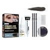 Eyebrow And Eyelash Color Kit , 2 In 1 Semi-permanent Brow & Lash Color D-y-e Makeup At Home , Does Not Fade , Sweat And Do N