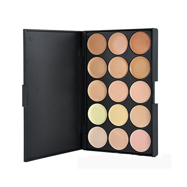 Pure Vie® 15 Couleurs Palette de Maquillage Correcteur Camouflage Crème Cosmétique Set - Convient Parfaitement pour une Utili