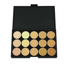 Pure Vie® 15 Couleurs Palette de Maquillage Correcteur Camouflage Crème Cosmétique Set - Convient Parfaitement pour une Utili