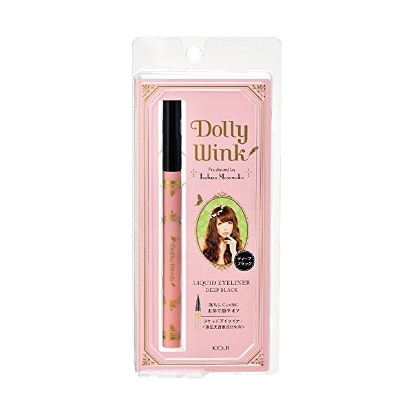 Koji Dolly Wink Liquid Eyeliner Deep Black NEW by Koji