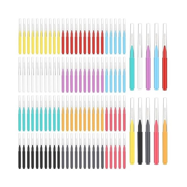 100pcs Micro Brosse Sourcils avec Capuchon, Micro Brosse Sourcils Brow Lift Multifonctionnel Brosses à Sourcils pour Sourcils