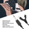 6.35mm Tattoo Hook Line Alliage Cuivre Silicone 2m Tattoo Clip Cord Hook Line Tattoo Machine Part Tattoo Hookline pour Tattoo