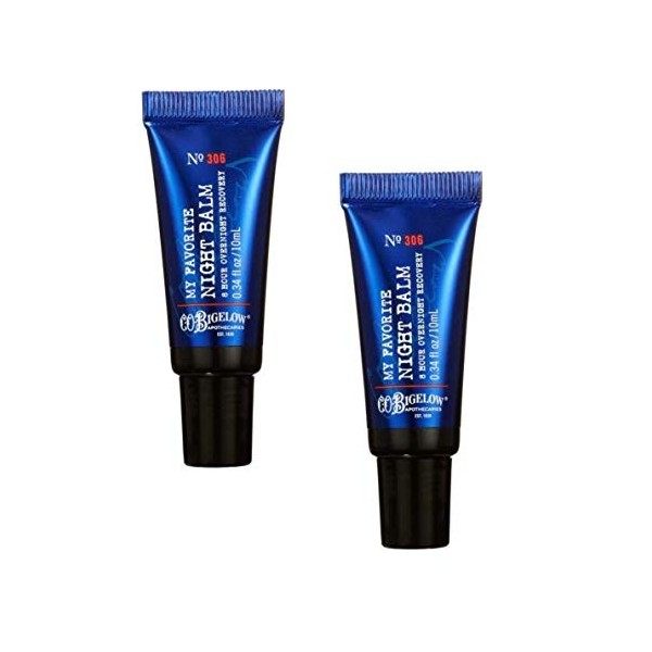 C.O. Bigelow 2 Pack My Favorite Night Balm Lip Treatment. 0.34 Oz