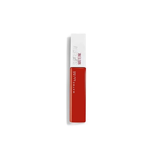 Maybelline New-York – Rouge à Lèvres Mat Liquide – Longue Tenue – Superstay Matte Ink – Teinte : Ground-Breaker 117 , 5 ml