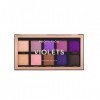 Palette de fards à paupières Profusion Cosmetics - 10 teintes Violets