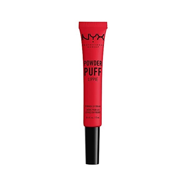 NYX PROFESSIONAL MAKEUP Powder Puff Lippie Lip Cream Boyds Tears, Rouge, 12 ml, 1 Unité