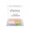 Benecos - Cosmétiques Naturels - Correcteur Cc - Crémeux - Correctif - sans Talc - Vegan - Beige/Vert/Rose/Violet