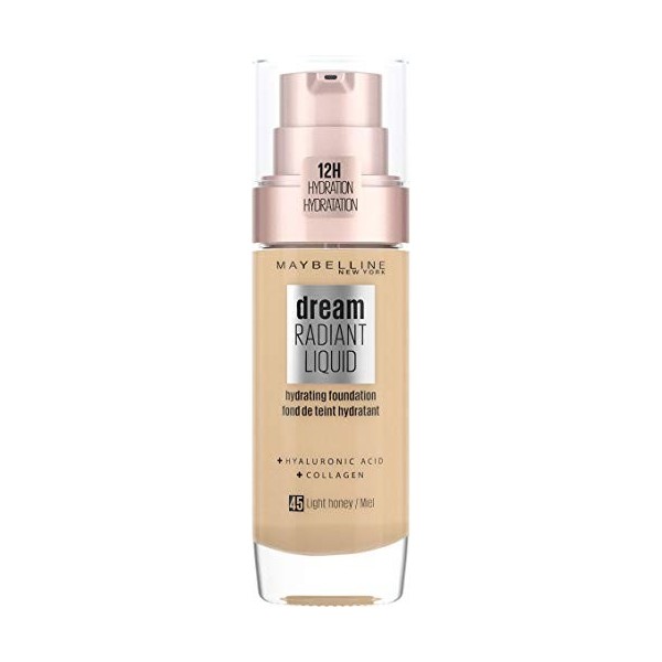 Dream Radiant Liquid Fond de teint soin hydratant 12h 45 - Miel Dore