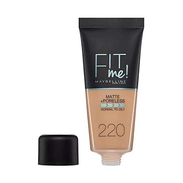 Fond de Teint Fit Me Matte de Maybelline N°220 Beige Naturel