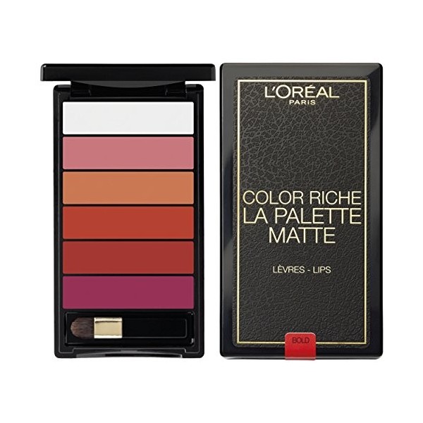 LOREAL 404353/02-3 palette lèvres color riche bold mat