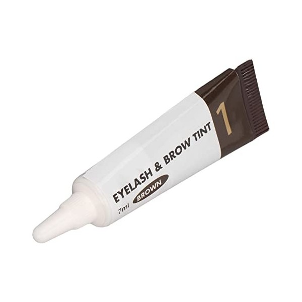 Teinture pour Sourcils Cils, Kit de Couleur pour Sourcils Cils Résistant à la Transpiration Longue Durée avec Brosse pour Fem