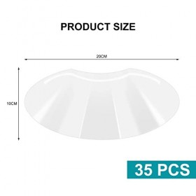 Lot de 35 patchs de protection pour les yeux - Doux et transparents - Pour la coiffure - Pour le maquillage permanent, les ex