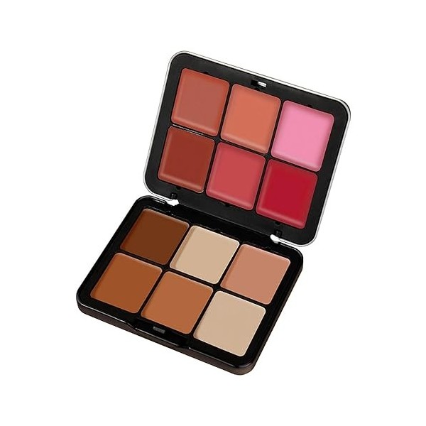 Palette correcteur et fard à joues - maquillage Blush pour joues,fard à joues, fond teint anti-cernes correcteur couleur, ant