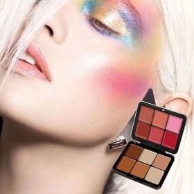 Palette correcteur et fard à joues - maquillage Blush pour joues,fard à joues, fond teint anti-cernes correcteur couleur, ant