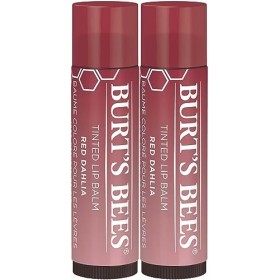 Burts Bees Tinted Lip Balm, Red Dhalia, 0.15 Ounce, Pack of 2 by Burts Bees