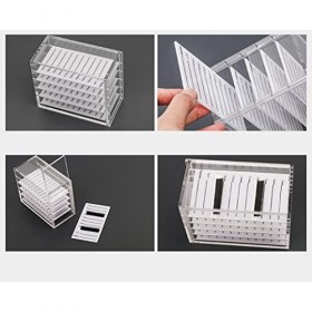 Palette dExtension de Cils, Palette de cils, boîtier de rangement cosmétique acrylique de 1pc cils de rangement de cils Clea