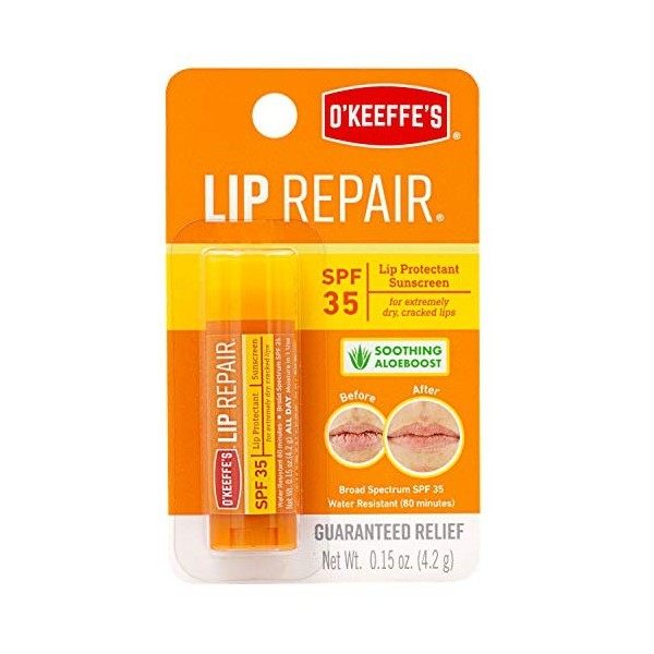 OKeeffes Lip Repair Baume à lèvres: SPF 35 stick Clair 