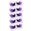 5 Paires Faux Cils Extra Longs Halloween Extensions De Cils Arc-en-ciel Cils De Costume Dhalloween Extension De Cils Hallowe