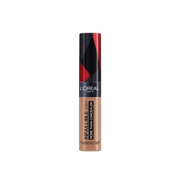 LOréal Paris Infaillible More Than Concealer Correcteur/Fond de Teint 2 en 1 Noyer 334