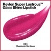 Revlon, Super Lustrous Glass Shine, RougeàLèvres Haute Brillance, Formule Crémeuse et Hydratante, Infusée en Acide Hyaluroniq