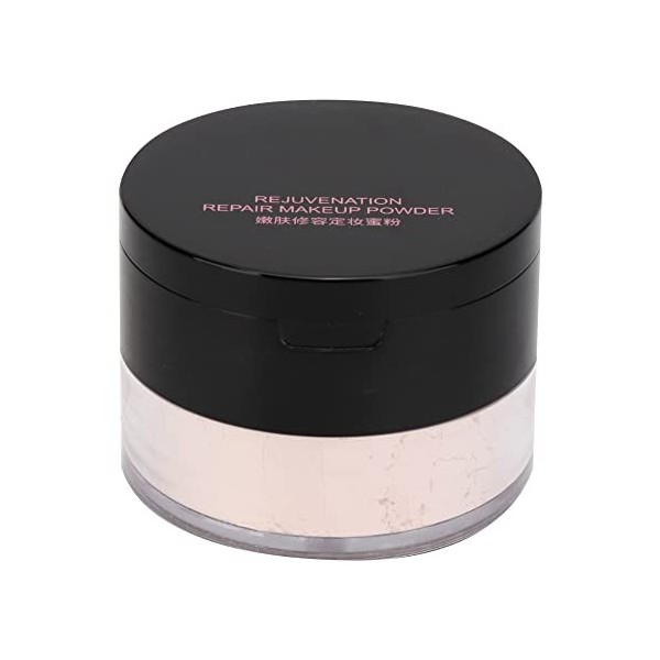 Poudre Libre Fixatrice de Maquillage Hydratante Longue Durée, Texture Délicate, Naturelle et Transparente, 15g, Houppette de 