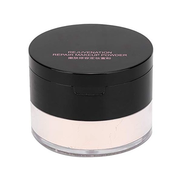 Poudre Libre Fixatrice de Maquillage Hydratante Longue Durée, Texture Délicate, Naturelle et Transparente, 15g, Houppette de 