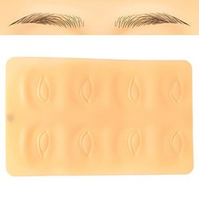 Fournitures de Microblading Pratique de la Peau, Peau de Pratique de Tatouage en Silicone Feuilles de Fausse Peau en Silicone