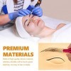 Fournitures de Microblading Pratique de la Peau, Peau de Pratique de Tatouage en Silicone Feuilles de Fausse Peau en Silicone