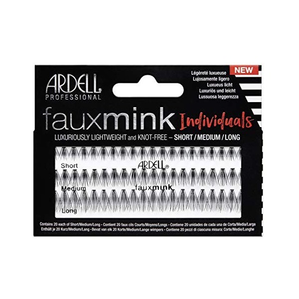 Ardell Faux cils individuels pack mixte 