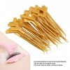 Brosse de Levage de Cils, 100pcs Brosse de Levage de Cils en Forme de Y 3 en 1 Outil de Levage de Cils en Plastique pour Exte