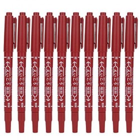 10pcs stylo de marquage de fin de tatouage, piercing de tatouage positionnant le marqueur de peau stylo outil de tatouage acc
