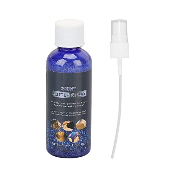 Spray Scintillant, Poudre de Surligneur pour le Corps, Cosmétique Portable, Paillettes de Gel Scintillant pour les Bras, les 