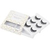 Arison Lashes 3 paires de faux cils 6D Cils de cheveux de vison naturel noir long pur fait à la main réutilisable 6DGY19 