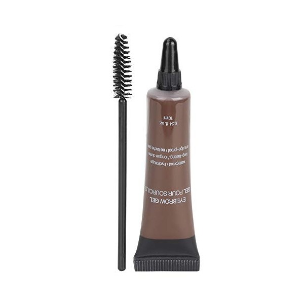 Crème pour les sourcils, 6 couleurs de gel pour les sourcils professionnel Teinture pour les sourcils imperméable au gel pour