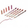 12 PCS/Lot Crayon à Lèvres Crayon Outils étanche Lip Liner Maquillage de Longue Durée Multicolore Rouge à Lèvres Brillant à L