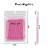 VOARGE Lot de 200 micro-brosses jetables pour extensions de cils, extensions de cils, colle Removal Lashes Graft Tools pour m