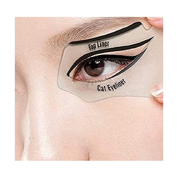 XiZiMi outils de beauté Maquillage fumé beauté yeux de chat 6 en 1 peinture carte de beauté eye-liner outils de maquillage po